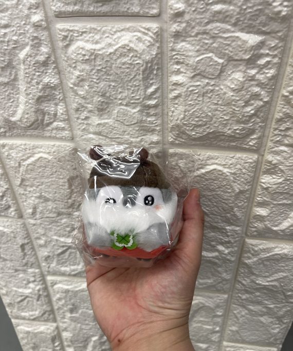 正能量企鵝 變成小甲蟲公仔匙扣