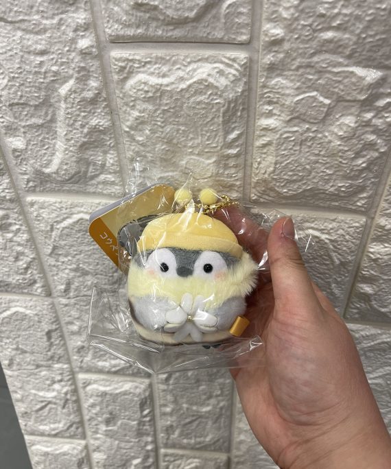 正能量企鵝 變成小蜜蜂公仔匙扣