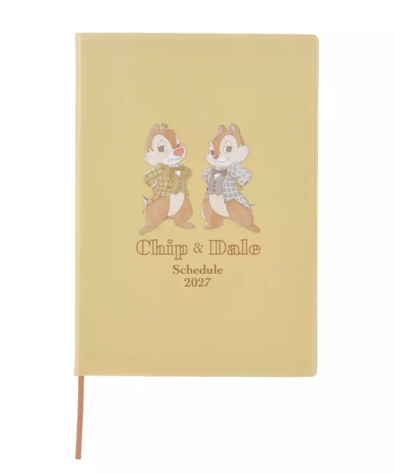 Chip & Dale 2027 年曆手帳・ B6 CALENDAR ＆ ORGANIZER 2027