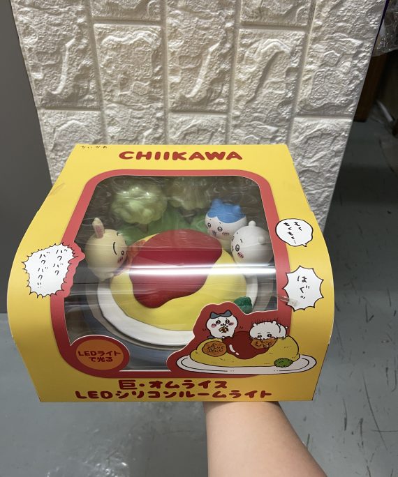 Chiikawa巨型蛋包飯 LED 矽膠小夜燈