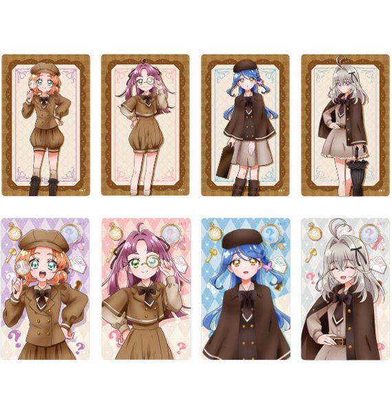 《名偵探光之美少女》偵探系列 卡牌完整套裝（共8種）