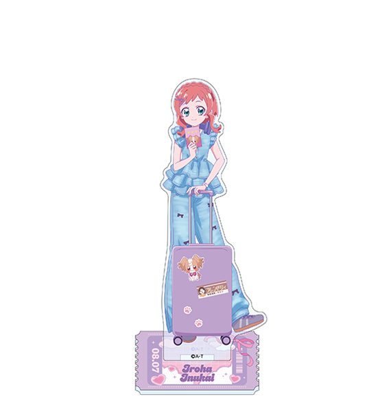 美妙寵物光之美少女【PRECURE ALL STARS】PRECURE TRAVEL！ 亞克力支架 犬飼彩羽