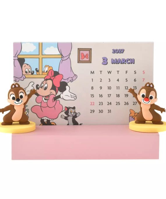 米奇&朋友 桌面日曆 附人物 CALENDAR & ORGANIZER 2027