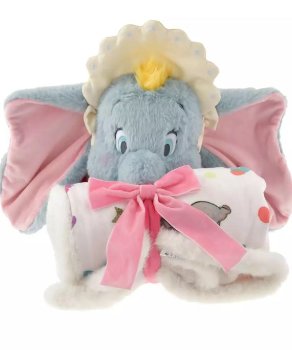 小飛象&蒂莫西 毛毯 附帶公仔DISNEY DUMBO 85TH ANNIVERSARY