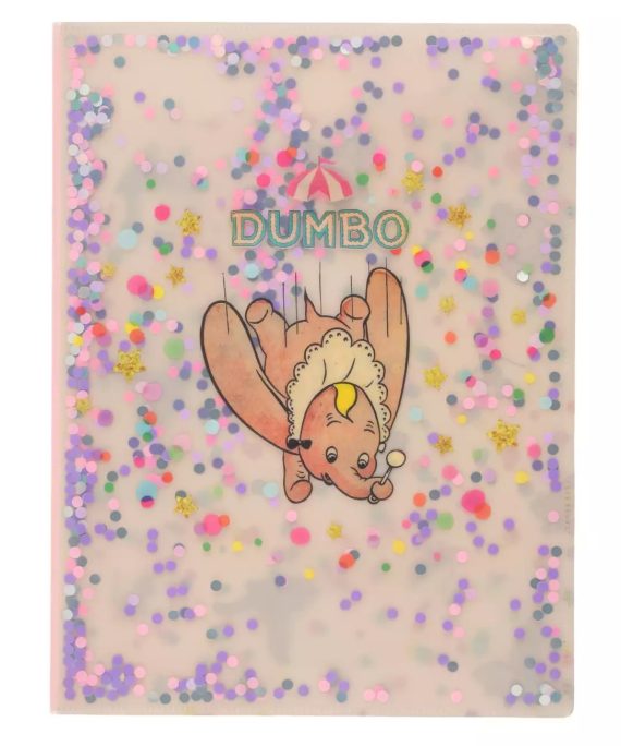 小飛象&蒂莫西 透明資料夾  DISNEY DUMBO 85TH ANNIVERSARY